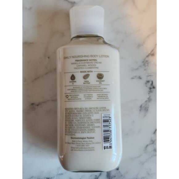 Bath & Body Works Snowflakes & Cashmere Body Lotion Daily Nourishing Moisture - Picture 4 of 4